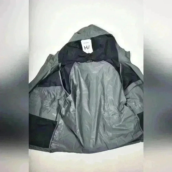 NWT  SELECTED HOMME Blue Recycled Polyester Packable Hooded Wind Jacket Medium - Picture 13 of 13